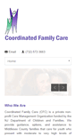 Mobile Screenshot of coordinatedfamilycare.org