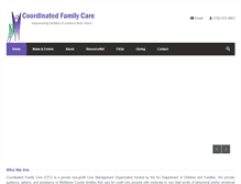 Tablet Screenshot of coordinatedfamilycare.org